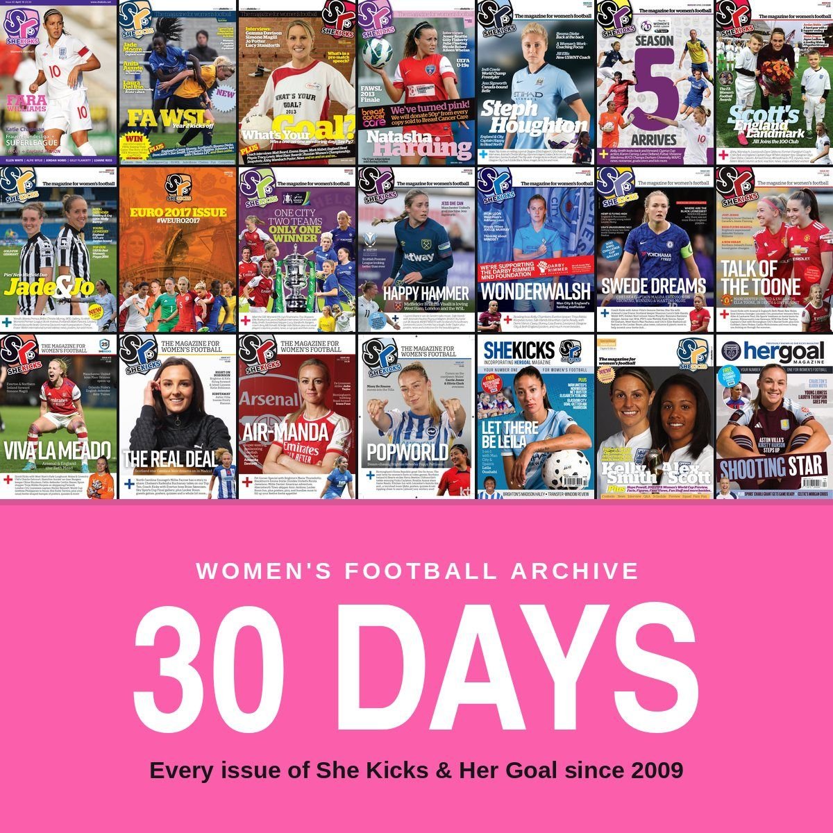 Women’s Football Archive Pass – 30 Days