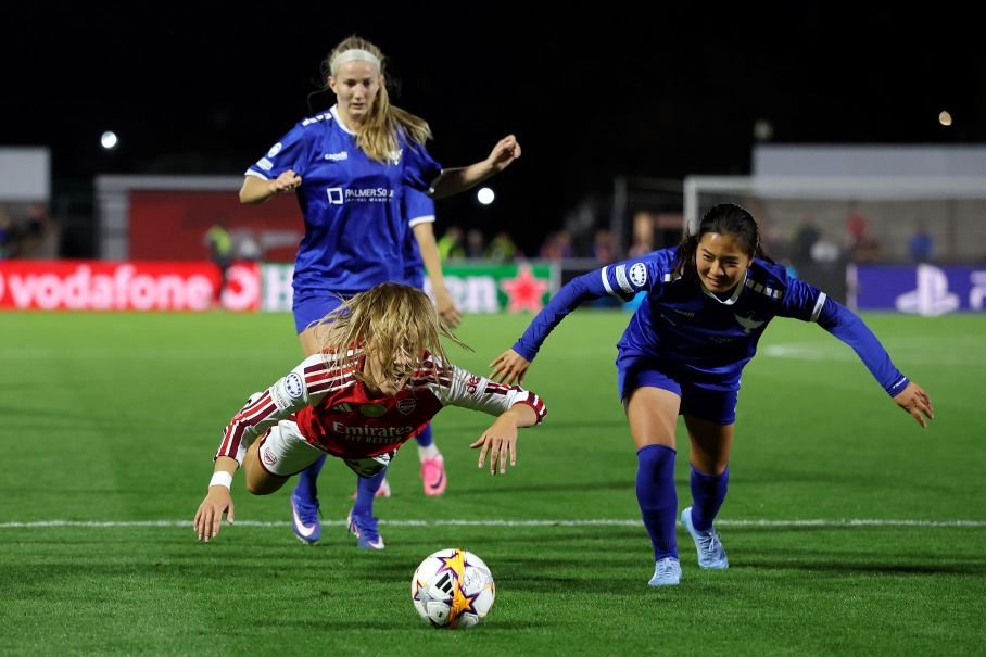 Arsenal FC v HB Koge Women   UEFA Women's Champions League 2026/27 League Phase MD1
BOREHAMWOOD, ENGLAND - SEPTEMBER 22: 