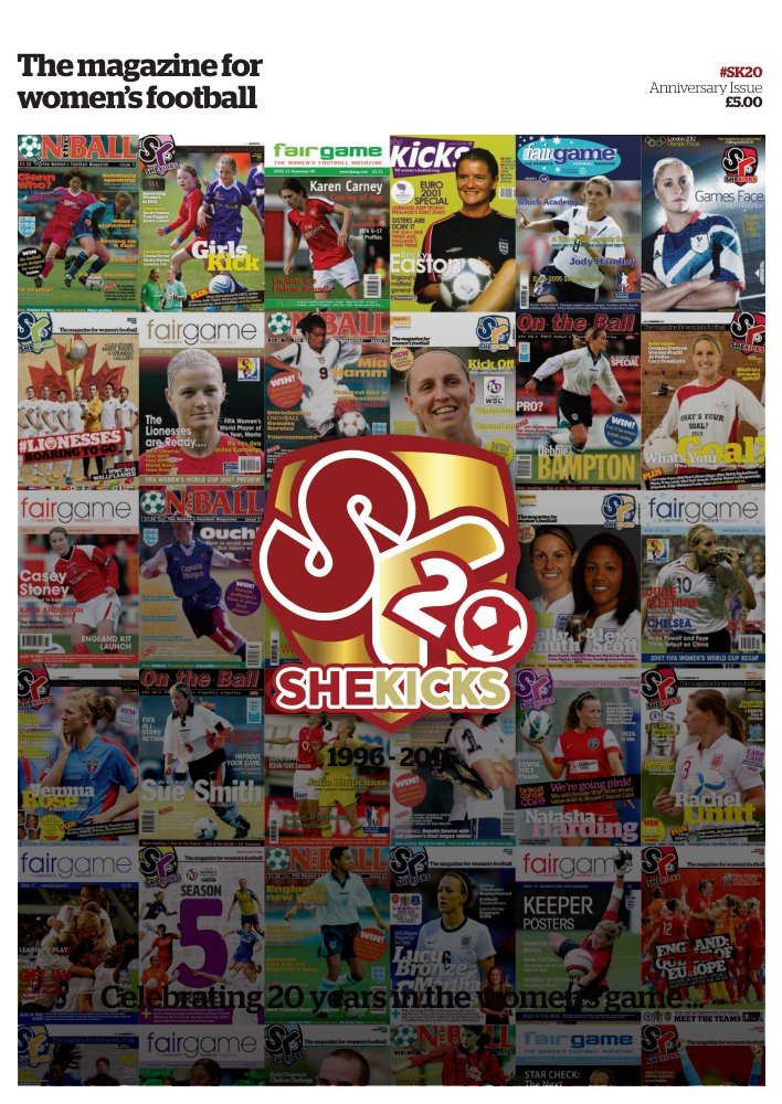 She Kicks 20th Anniversary Issue, October 2016