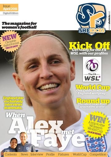 She Kicks 4 cover, April 2011