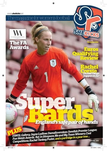 She Kicks 11 cover, November 2012