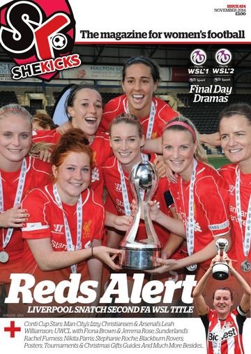 She Kicks 24 cover, November 2014