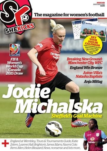 She Kicks 25 cover, January 2015
