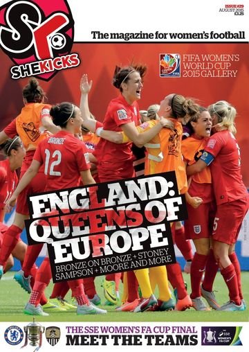 She Kicks 29 cover, August 2015