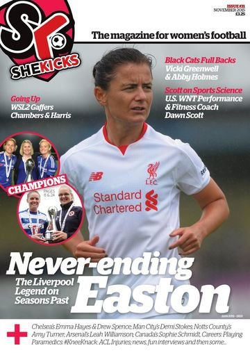 She Kicks 31 cover, November 2015