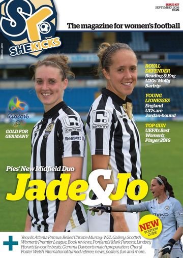 She Kicks 37 cover, September 2016