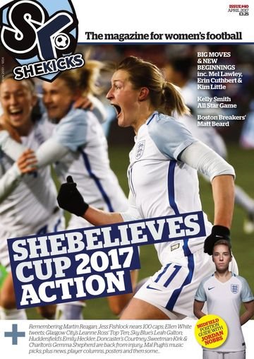 She Kicks 40 cover, April 2017