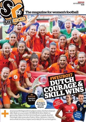 She Kicks 43 cover, September 2017