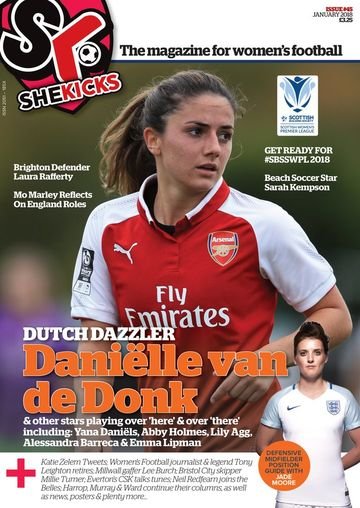She Kicks 45 cover, January 2018