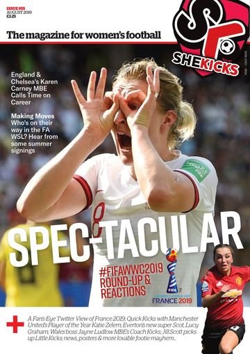She Kicks 55 cover, August 2019