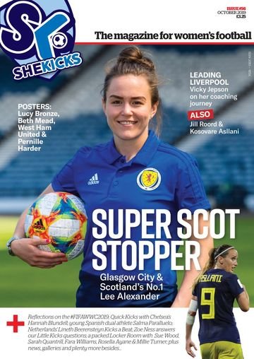 She Kicks 56 cover, October 2019