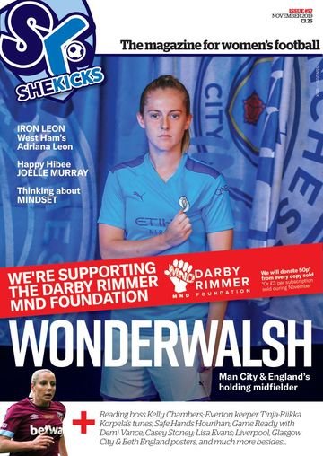 She Kicks 57 cover, November 2019