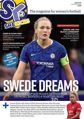 She Kicks 62 cover, August 2020