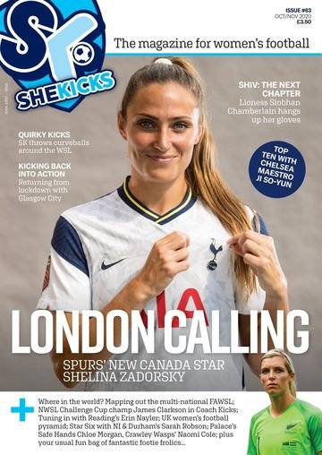 She Kicks 63 cover, October 2020