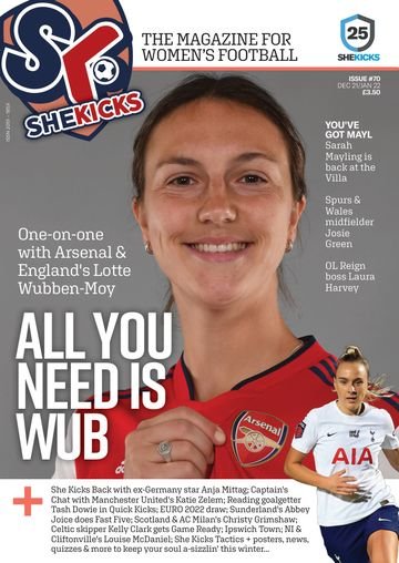 She Kicks 70 cover, December 2021