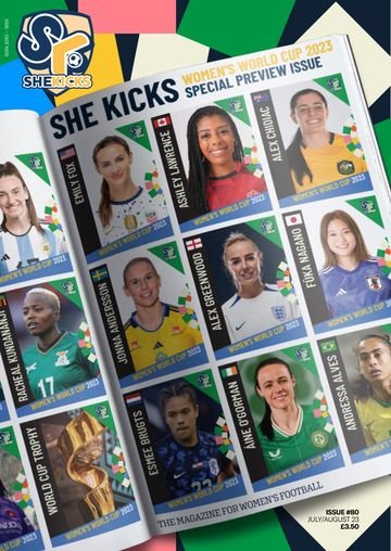She Kicks 80 cover, July 2023