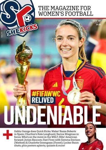 She Kicks 81 cover, October 2023
