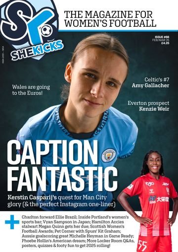 She Kicks 88 cover, February 2025